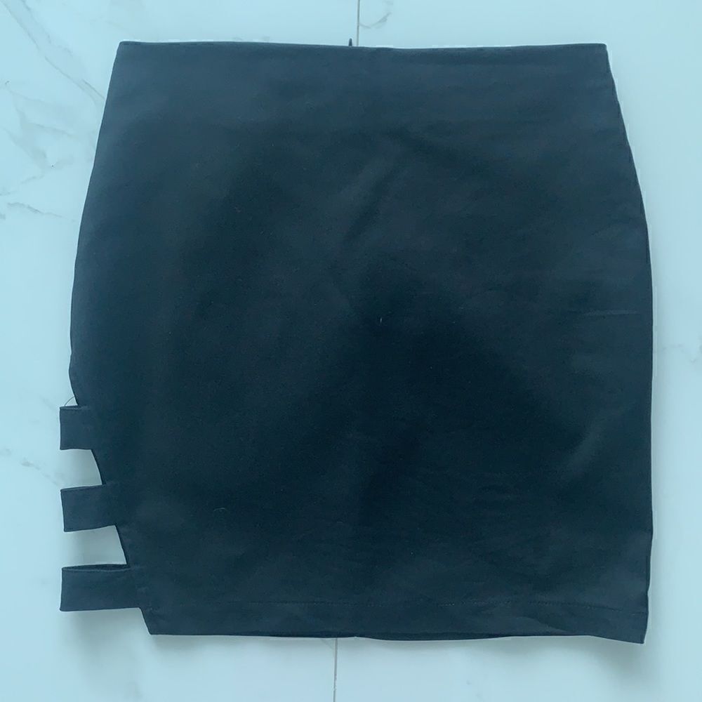 NWT Cutout mini skirt